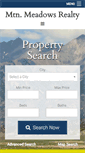 Mobile Screenshot of mtnmeadowsrealty.com